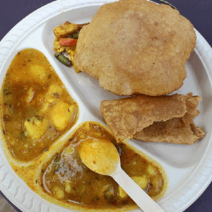 Poori-Sabji Bhandara Seva