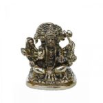 Antiq Small Sitting Panchmukhi Hanuman Figurine For Office or Home and worship